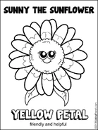 145d342daf417eb63e559e1168cb4722.jpg (76 KB) Sunny the Sunflower Coloring Page