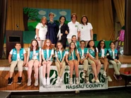 Junior Troop 2073 Bridged to Cadettes and earned their Bronze Awards.