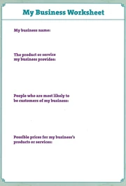 Business worksheet