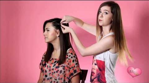 "How-To Waterfall Braid" Megan and Liz on Style