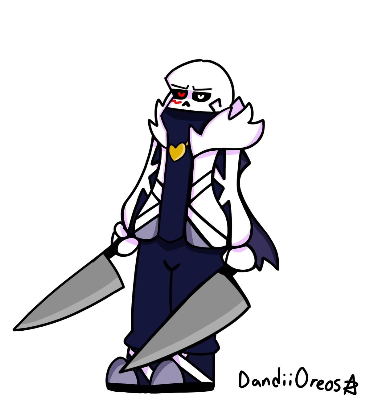 Cross sans in 2023  Bad guy, Cross, Anime