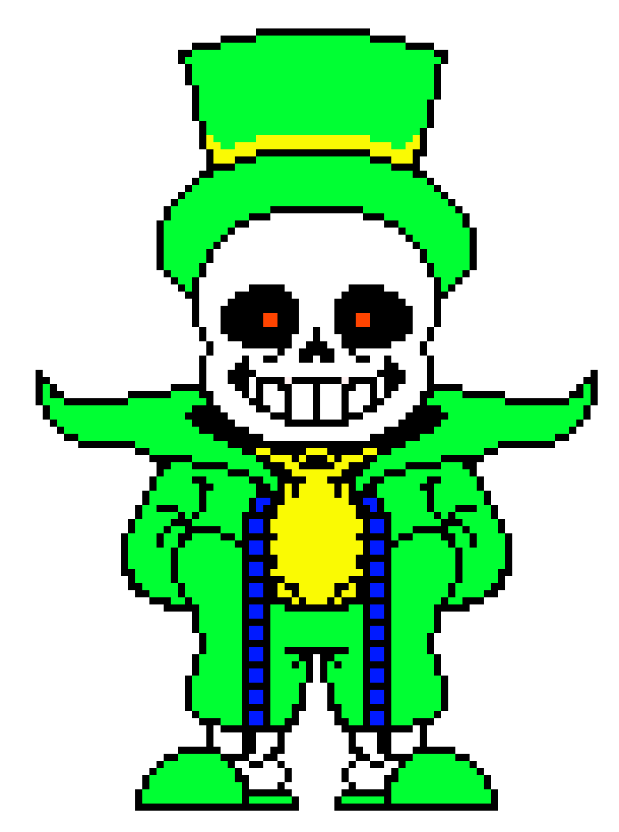 I made my own version of sans pixel art : r/Undertale