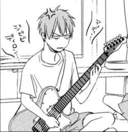 Featured image of post Handsome Anime Boy With Guitar Artwork created drawn sketched colored shaded and done by me