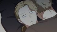 Haruki realizing Akihiko is asleep