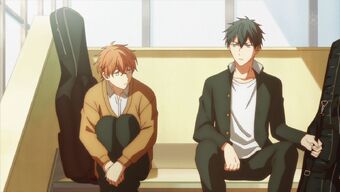 Ritsuka Uenoyama Anime Story Given Wiki Fandom Check out inspiring examples of boy_sitting_on_stairs artwork on deviantart, and get inspired by our community of talented artists. ritsuka uenoyama anime story given