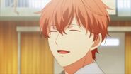 Mafuyu smiling from the amount of fun