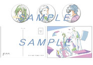 Studio Hibari/Lerche: Postcard + A set of 3 Can Badges