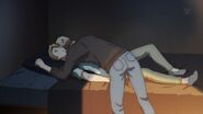 Akihiko laying on Haruki