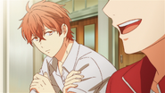 Mafuyu listening to Shogo