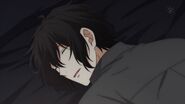 Ugetsu fast asleep in bed