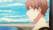 Mafuyu looking out across the ocean