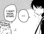 Akihiko telling Ritsuka that he doesn't know manga