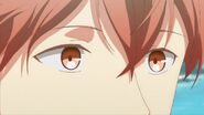 Mafuyu turning around to hear a voice