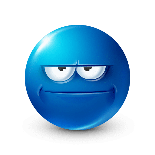 Blue Emoji or Joobi - Free Smiley Download