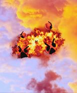 Caught photo of Borgacklets being expelled from a Borgack that Exploduped. This image was caught back in 2014.