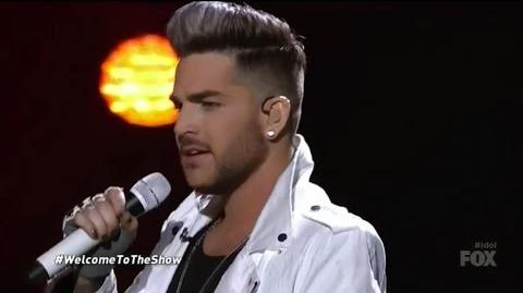 Adam Lambert 'Welcome To The Show' on American Idol