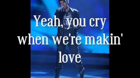Adam Lambert - Cryin' (Studio version)