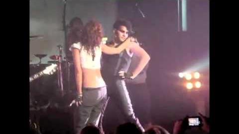 Adam Lambert & Brooke Wendle Glam Nation Tour 2010
