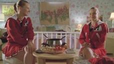 Brittany and Kitty telling each other their 'guilty pleasures'