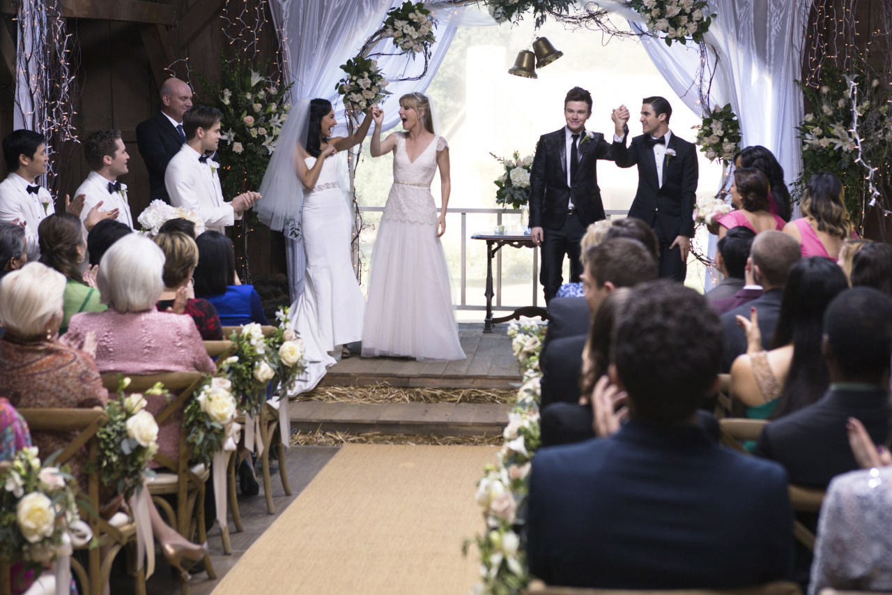 A Wedding is the eighth episode of Glee’s sixth season and the one hundred ...