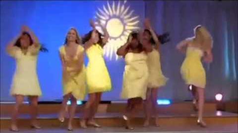 Glee_-_Halo_-_walking_on_sunshine_full_performance