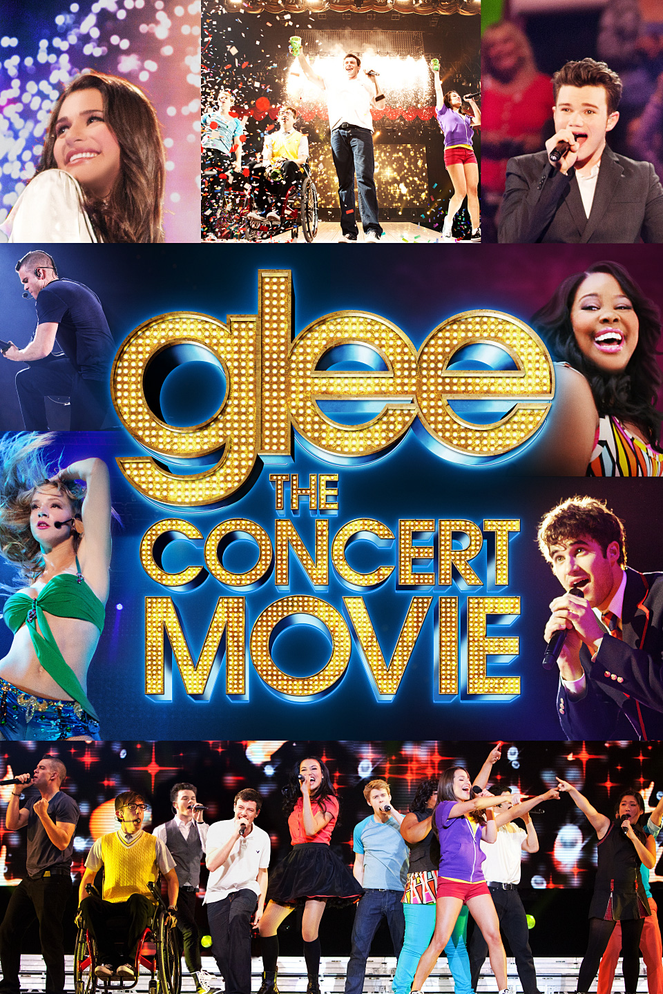 glee the concert movie cast