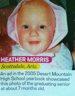 heather morris baby