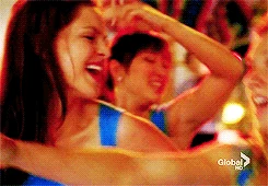 Britt and Marley during their duet "Tell Him"