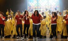 Glee Cast Singing Like a Prayer