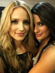Glee Dianna and Lea