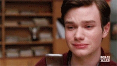 Favorite Glee Gif of Kurt being sad