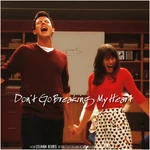 Finn und Rachel bei "Don't Go Breaking My Hart"