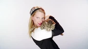 Brittany mit Lord Tubbington 