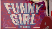 Funny girl poster