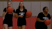 Brittany beim Völkerballspiel