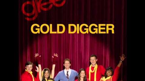 Glee-Gold Digger with lyrics 