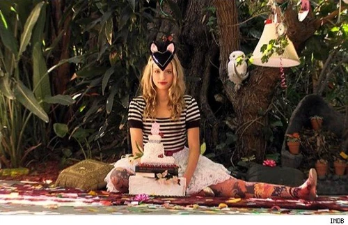 Dianna in a Fuchisa Elephant