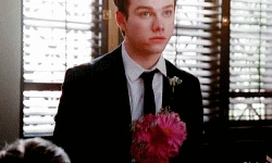 Chris colfer is disapointed.gif