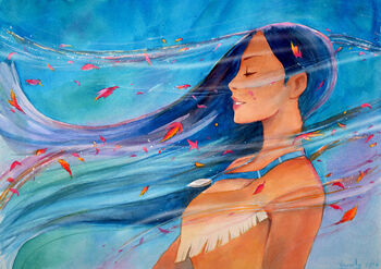 Pocahontas colours of the wind by vassantha-d5jn7r3