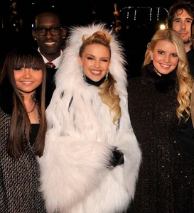 Charice w/ Kylie Minogue, Jessica Simpson & Josh