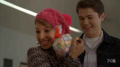 Sugar showing Artie the bag of hearts