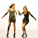 Brittany performing I Wanna Dance With Somebody with Santana