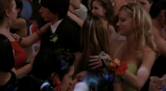 Brittany slow-dancing with another girl.