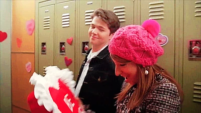 Rory giving her a BE MINE