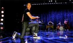 Mike dancing in "Cool"