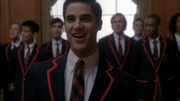 Blaine singing .