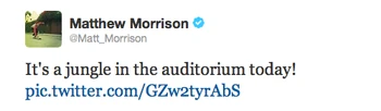 E' una giungla nell'auditorium oggi!