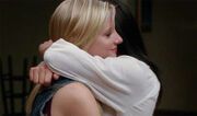 Sexy brittana hug