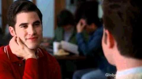 Glee - Blaine tells kurt he loves him