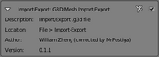 G3D support